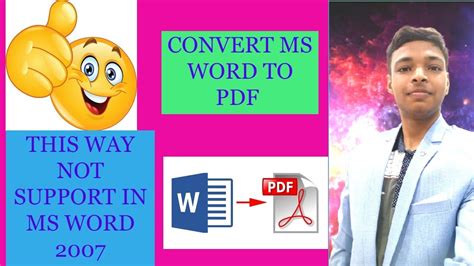 How To Convert Word File To Pdf Youtube