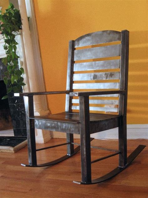 Riggo Design Heavy Metal Rocking Chair
