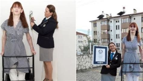 meet 24 year old rumeysa gelgi from turkey the world s tallest woman