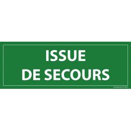 Panneau Vinyle Et PVC ISSUE DE SECOURS Signalisation Vacuation PMR