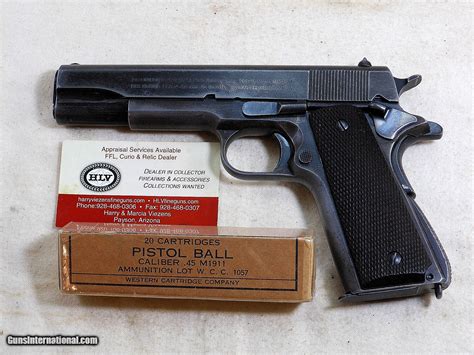 Colt Military Model 1911 A1 Pistol Robert Sears Inspected Last Of The