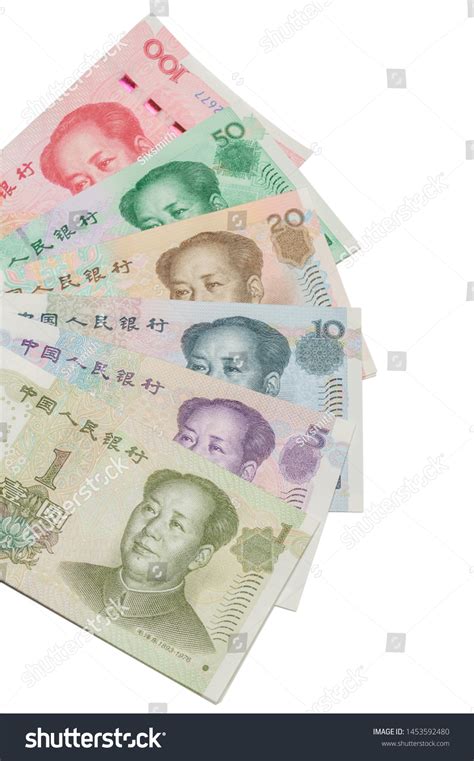 Close Stacks Chinese Banknotesalso Know Renminbi Stock Photo Edit Now