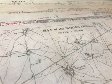 Trench Warfare Maps Of World War 1 Dennis Maps Bringing