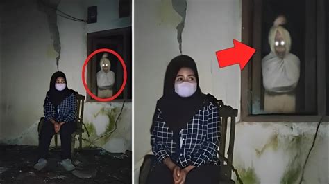 Wanita Ini Di Teror Pocong Saat Uji Nyali 7 Video Paling Seram Dan