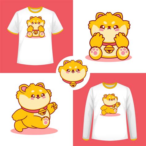 Shiba Inu Cartoon : Bringing Cute and Playful Energy on Behance