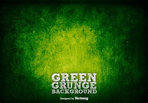 Green Grunge Backgroundvector Rusty Texture Download Free Vector Art