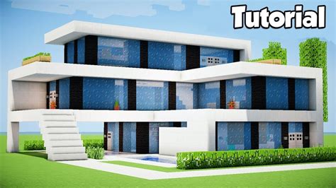 Here you will find minecraft maps with: Minecraft: How to Build a Large Modern House - Tutorial ...