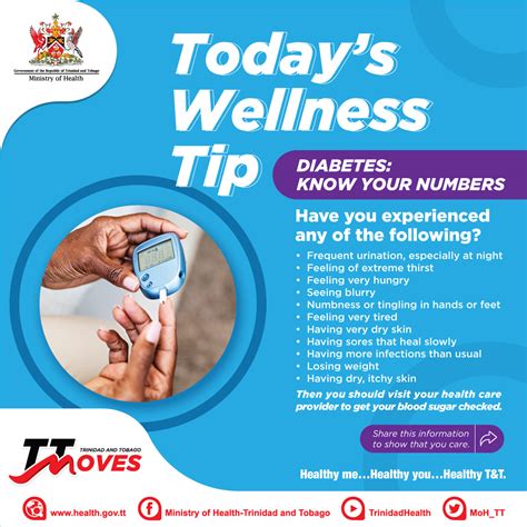 Wellness Tips Diabetes Ministry Of Health