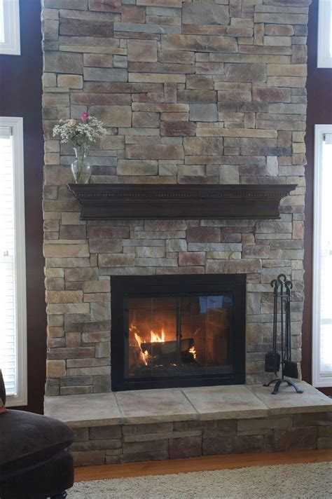 Cover the hearth with a drop cloth and remove the mantel and anything else that's attached to the brick. North Star Stone- Stone Fireplaces & Stone Exteriors: Did ...
