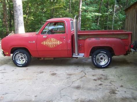 Purchase Used 79 Dodge Lil Red Express Project Truck Mopar 360 440 Hemi