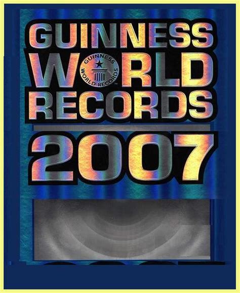 Guinness world records is on a slippery slope. guinness world records 2007