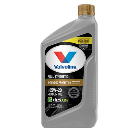 Valvoline Extended Protection Full Synthetic Sae 5w 20 Motor Oil 1 Qt
