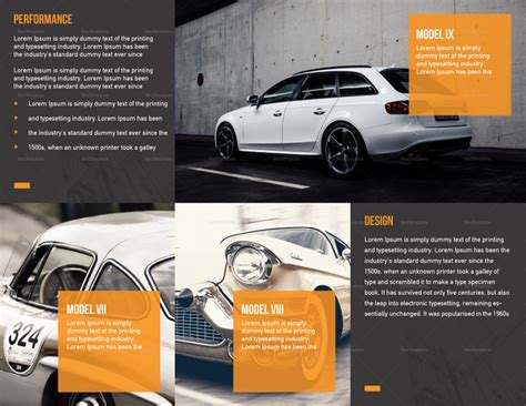 Modern Car Brochure Design Template In Psd Word Publisher