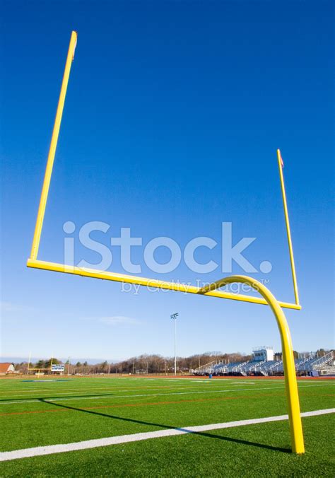 American Football Goal Posts 2 Stock Photo Royalty Free Freeimages