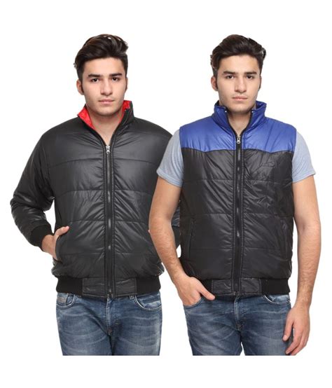 Tsx Black Quilted And Bomber Jacket Buy Tsx Black Quilted And Bomber