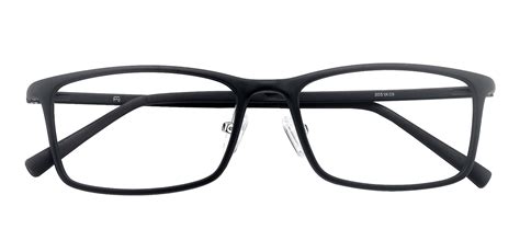 Cedar Rectangle Prescription Glasses Matte Black Womens Eyeglasses