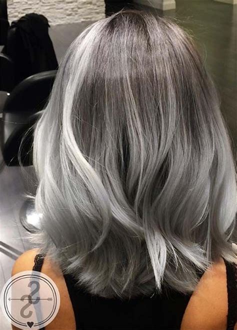 40 Absolutely Stunning Silver Gray Hair Color Ideas Hair Colour Style Silver Grey Hair Grey
