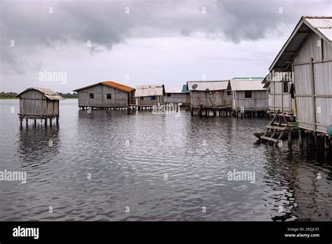 Stilt Village Of Nzulezo In The Western Region Of Western Ghana In West