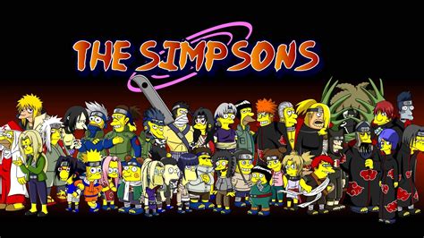 The Simpsons Ninja ~ Funny Naruto Anime Thesimpsons Papel De
