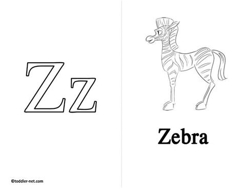 Free Printable Letter Z Flashcard And Worksheet