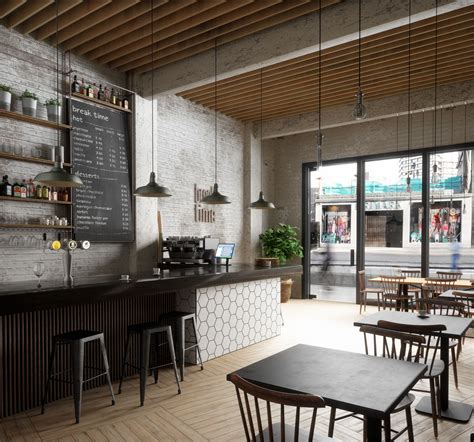 Design For A Coffee Shop In London Marinate Coffee Shop Interior