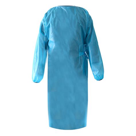 Pp And Pe Coated Aami Pb 70 Level 2 Disposable Medical Isolation Gowns