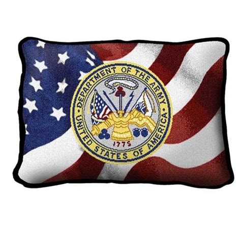 Army United States Department Of Defense Pillow Made In America
