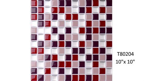 Self Stick Faux Tile Bathroom Wall Covering Panels Vinyl