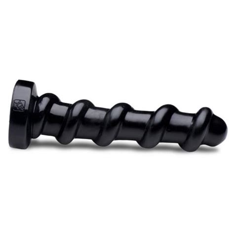 Master Cock The Screw Giant 125 Inch Dildo Black Sex Toys At