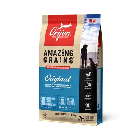 Orijen Amazing Grains High Protein Original Dry Dog Food 225lb Pet