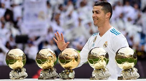 Golden Goals Ronaldo Leads Real Rout After Showing Off Ballon Dor