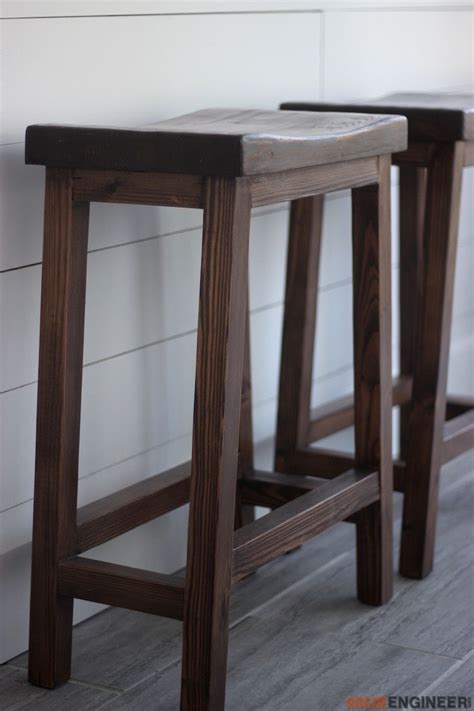 Outfit your new countertop with quick, easy custom built bar stools. Counter Height Bar Stool | Diy bar stools, Diy stool ...