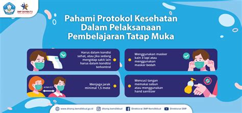 Protokol Kesehatan Wajib Dilaksanakan Selama Pembelajaran Tatap Muka