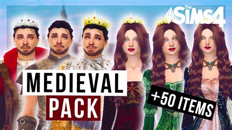 The Sims 4 Pack Medieval 50 Items Download Sims 4 The Sims 4