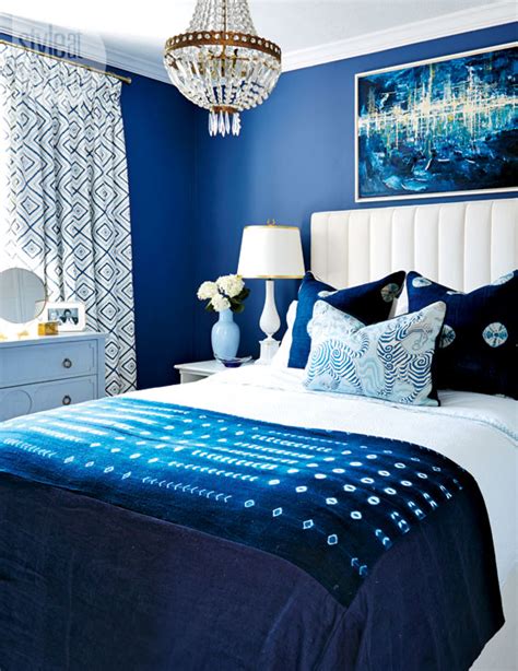 Indigo Blue Bedrooms Contemporary Bedroom Style At Home