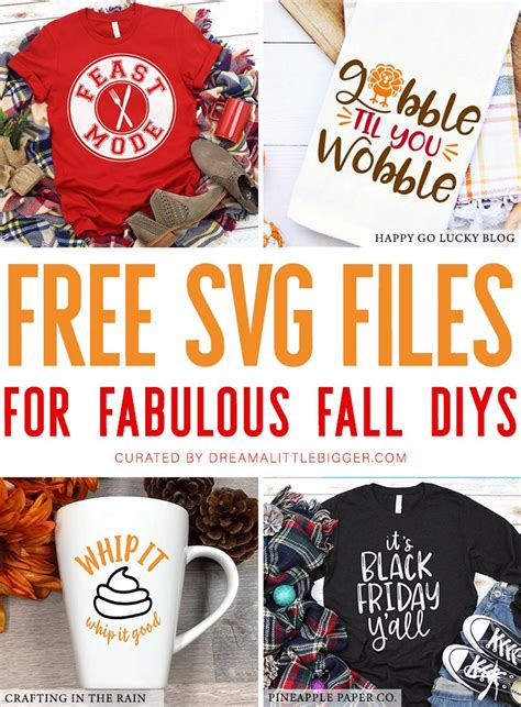 Free Fall SVG Files ⋆ Dream a Little Bigger