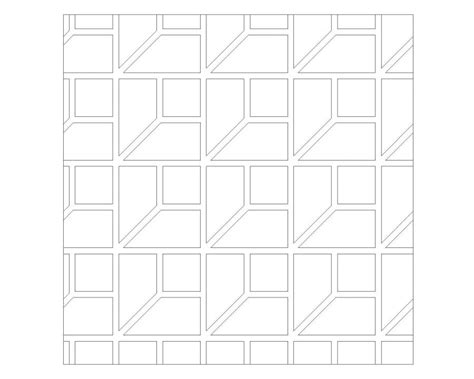 Roof Tile Custom Hatch Pattern 09 Thousands Of Free Autocad Drawings