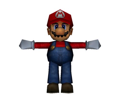 Gamecube Super Smash Bros Melee Mario Low Poly The Models Resource