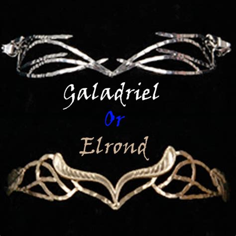 Movie Lotr Hobbit Galadriel Elrond Gold Filled Crown Circlet Elven Lord