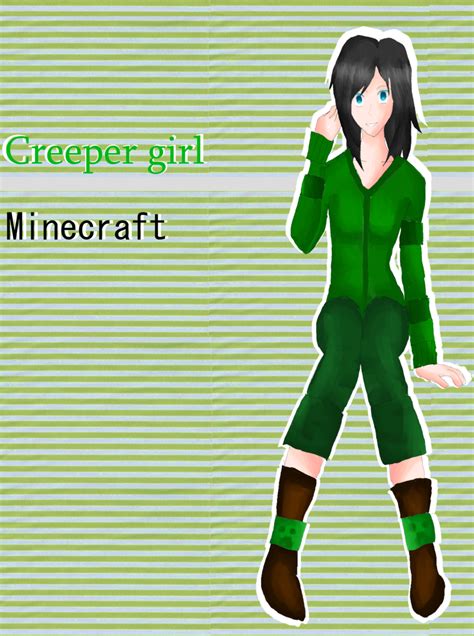 Minecraft Creeper Girl By Neapolitann On Deviantart