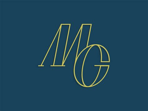 Mg Monogram | Monogram, Monogram design, Logo design