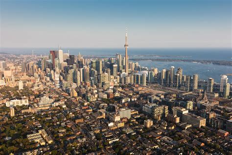 Aerial Photo Toronto Skyline