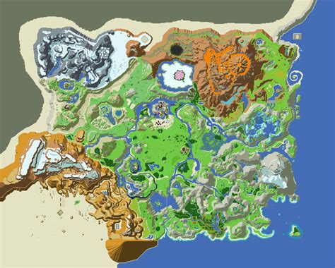 Breath Of The Wild World Map