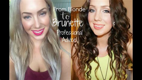 From Blonde To Brunette The Right Way Jade Madden Youtube
