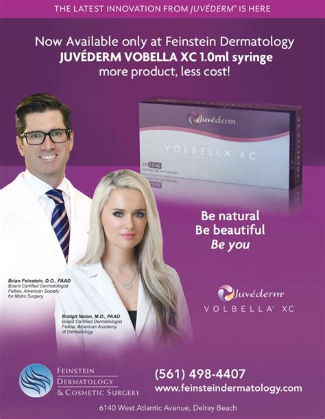 JuvÉderm Volbella Xc Feinstein Dermatology And Cosmetic Surgery