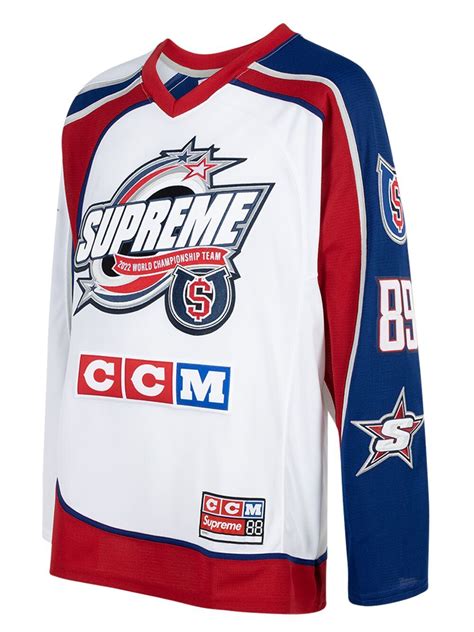 Supreme X Ccm All Stars Hockey Jersey T Shirt Farfetch