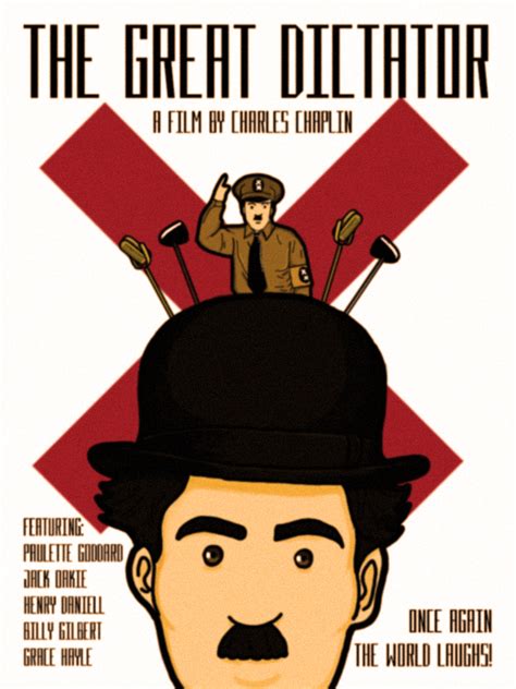 Dictator adenoid hynkel tries to expand his empire while a poor jewish barber tries to avoid persecution from hynkel's regime. The Great Dictator (1940) Movie Poster Redesign by ...