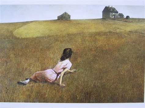 Cristinas World 1948 By Andrew Wyeth Tempera On Gessoed Panel The