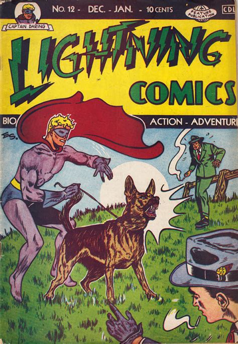 Ed Shecter And Lightning Comics Comic Book Daily
