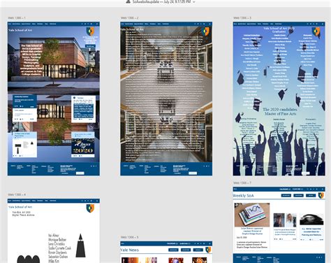 Yale School Of Art Website Design On Behance
